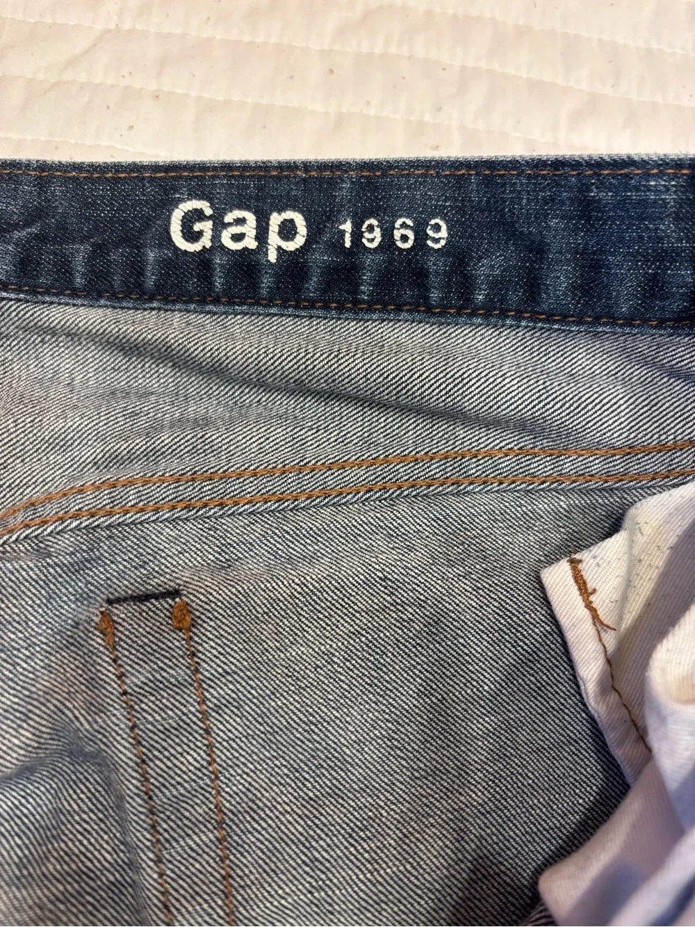 Gap 1969 Skinny Jeans Mens 32x30 Blue Dark Wash Denim Jeans